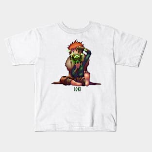 Loki - God of Mischief - Cute Cartoon Art Kids T-Shirt